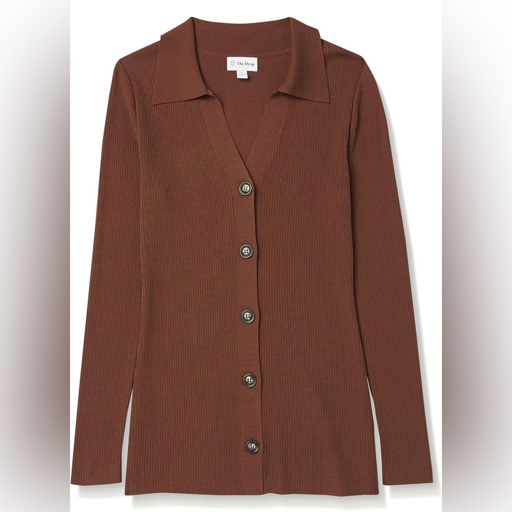 Woman’s Rib Button-Down Sweater - image 5